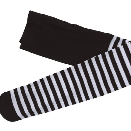 Halloween Maillot Kind Zwart Wit Gestreept van Fiestas Guirca koop je bij Partywinkel