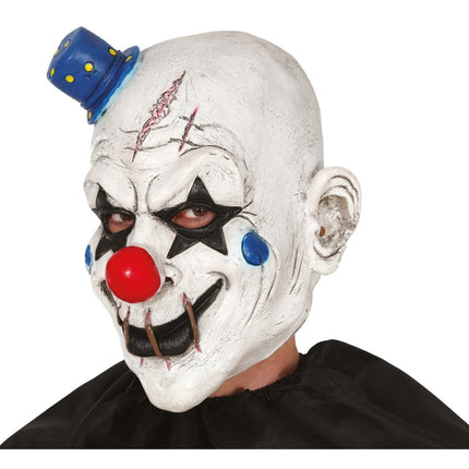 Halloween Masker Clown Met Hoed van Fiestas Guirca koop je bij Partywinkel
