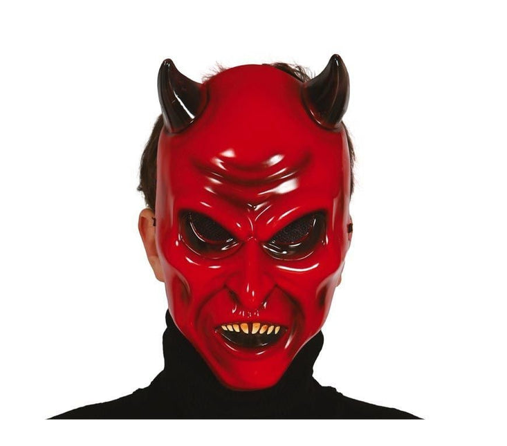 Halloween Masker Duivel Rood van Fiestas Guirca koop je bij Partywinkel