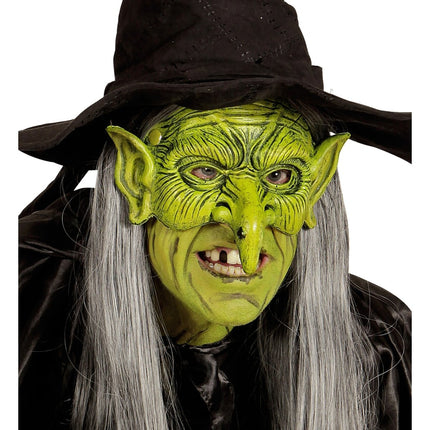 Halloween Masker Groen Heks van Widmann koop je bij Partywinkel