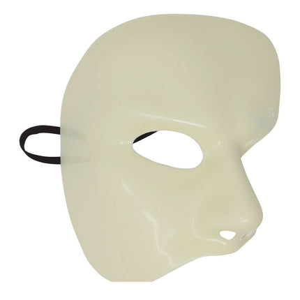 Halloween Masker Half Wit van Fiestas Guirca koop je bij Partywinkel