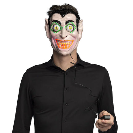 Halloween Masker Led Vampier van Boland koop je bij Partywinkel