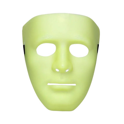 Halloween Masker Mime Glow In The Dark van Boland koop je bij Partywinkel