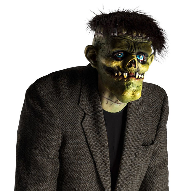 Halloween Masker Monster Groen Haar van Boland koop je bij Partywinkel