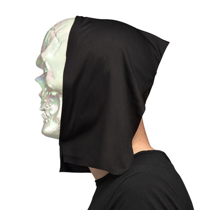 Halloween Masker Parelmoer Schedel van Boland koop je bij Partywinkel