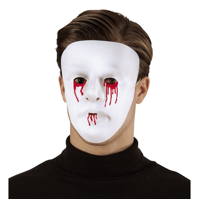 Halloween Masker Rood Bloederig van Widmann koop je bij Partywinkel