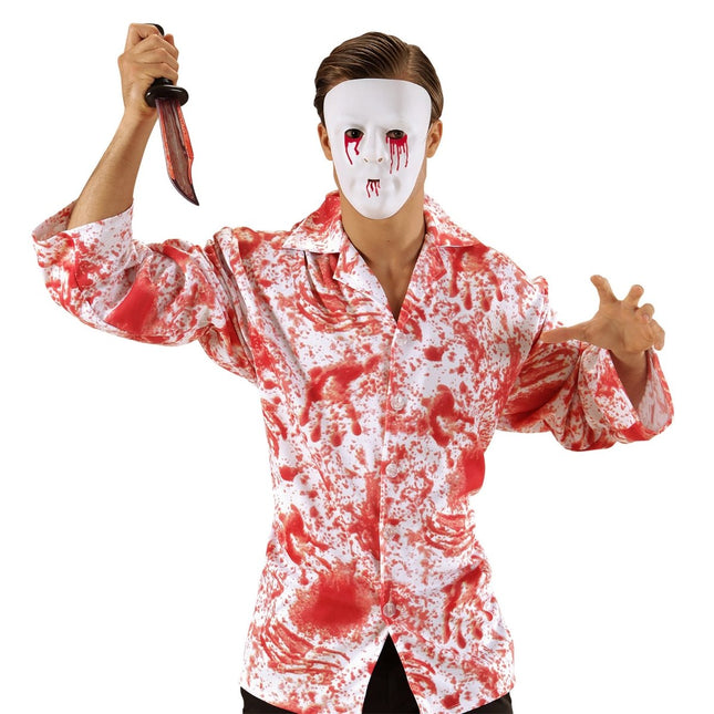 Halloween Masker Rood Bloederig van Widmann koop je bij Partywinkel