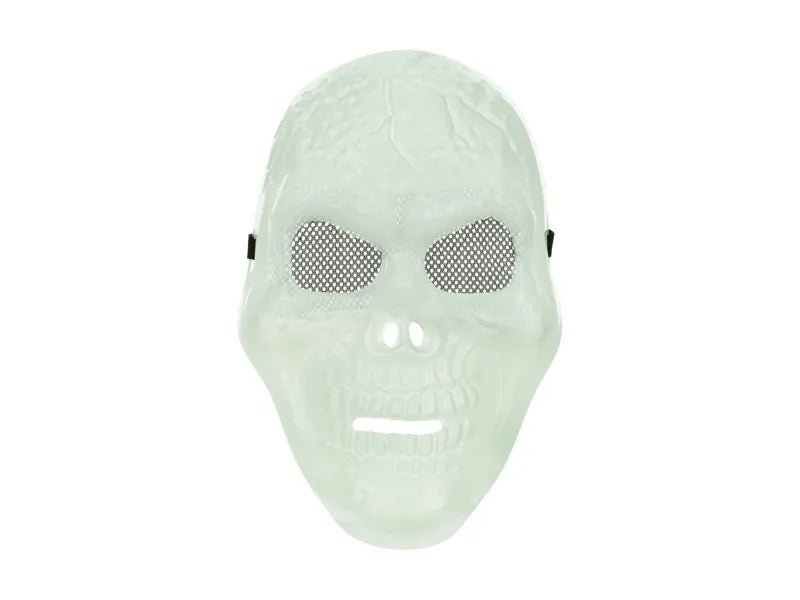 Halloween Masker Schedel Glow In The Dark van Partydeco koop je bij Partywinkel
