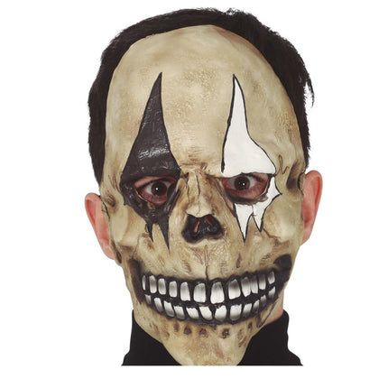Halloween Masker Schedel Harlekijn van Fiestas Guirca koop je bij Partywinkel