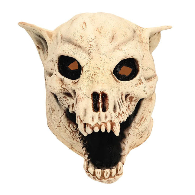 Halloween Masker Schedel Hond van Boland koop je bij Partywinkel