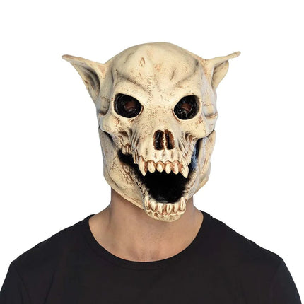 Halloween Masker Schedel Hond van Boland koop je bij Partywinkel