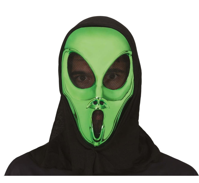 Halloween Masker Vreemdeling Met Kap van Fiestas Guirca koop je bij Partywinkel