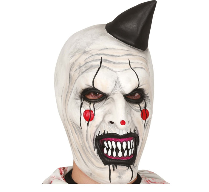 Halloween Masker Wit Clown van Fiestas Guirca koop je bij Partywinkel