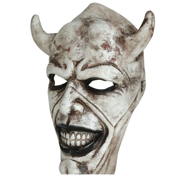 Halloween Masker Wit Duivel van Fiestas Guirca koop je bij Partywinkel