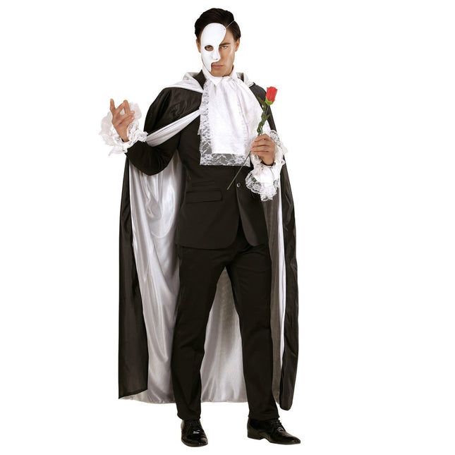 Halloween Masker Wit Half van Widmann koop je bij Partywinkel