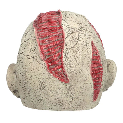 Halloween Masker Wit Rood Zombie van Boland koop je bij Partywinkel