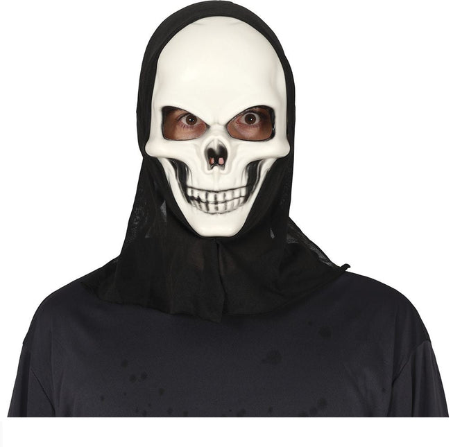 Halloween Masker Wit Schedel van Fiestas Guirca koop je bij Partywinkel