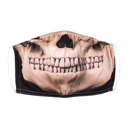 Halloween Mondkapje Schedel van Boland koop je bij Partywinkel