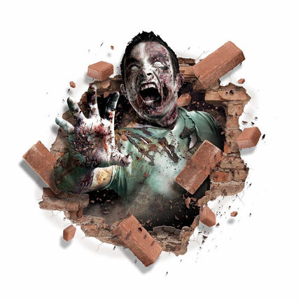 Halloween Muursticker Zombie 80cm van Fiestas Guirca koop je bij Partywinkel