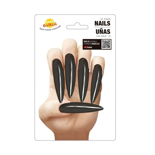 Halloween Nagels Lijm Zwart van Fiestas Guirca koop je bij Partywinkel