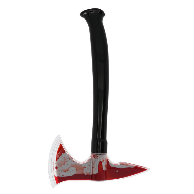 Halloween Nep Bijl Met Bloed 34cm van Boland koop je bij Partywinkel