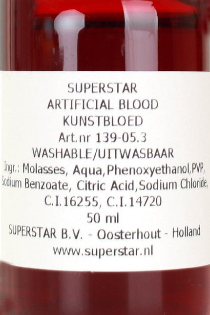 Halloween Nep Bloed Dik 50ml van Superstar koop je bij Partywinkel