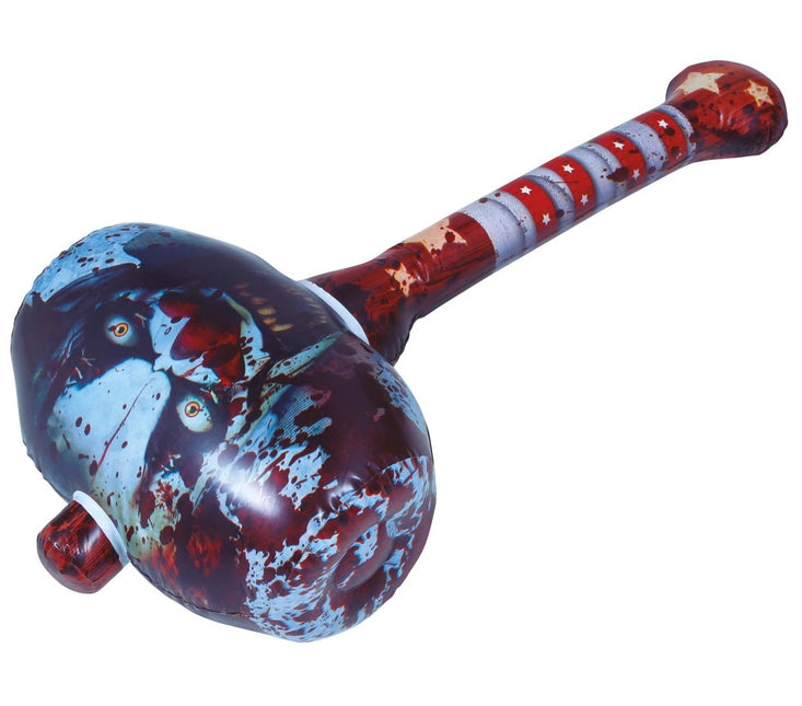 Halloween Nep Hamer Opblaasbaar 90cm van Fiestas Guirca koop je bij Partywinkel