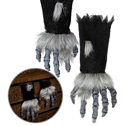 Halloween Nep Hand Monster Met Vacht van Widmann koop je bij Partywinkel