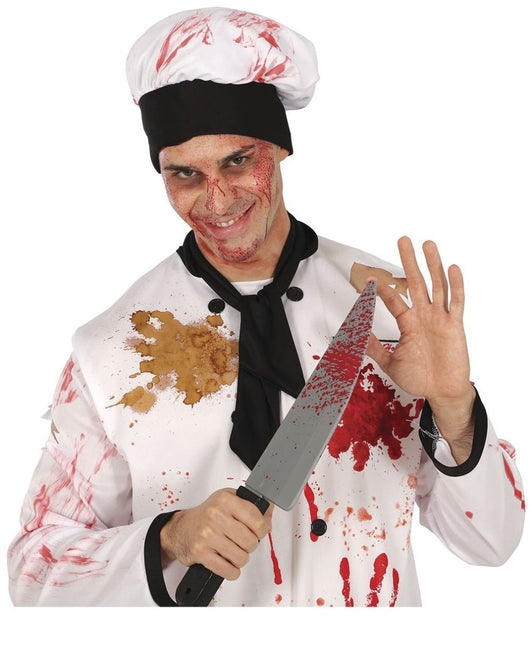 Halloween Nep Mes Bloederig 42cm van Fiestas Guirca koop je bij Partywinkel