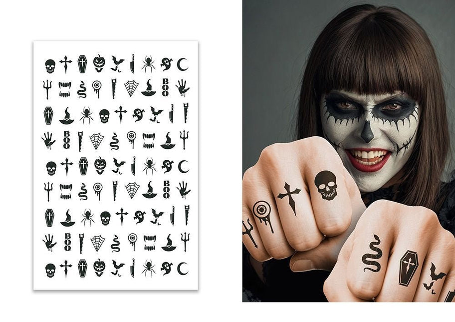 Halloween Nep Tattoo Gothic van Fiestas Guirca koop je bij Partywinkel