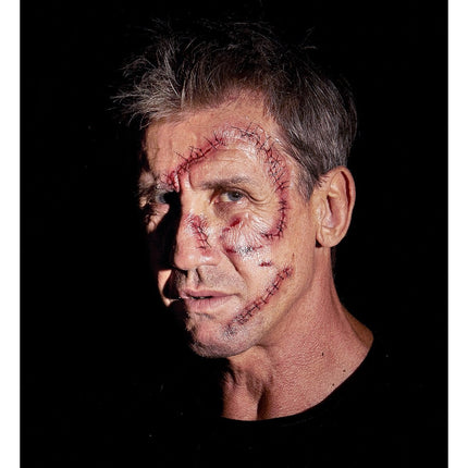 Halloween Nep Tattoos Rood Nietjes En Hechtingen van Widmann koop je bij Partywinkel