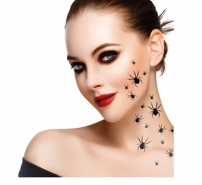 Halloween Nep Tattoos Spinnen van Fiestas Guirca koop je bij Partywinkel