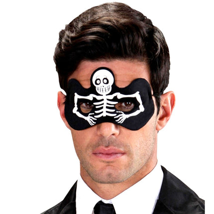 Halloween Oogmasker Skelet van Widmann koop je bij Partywinkel