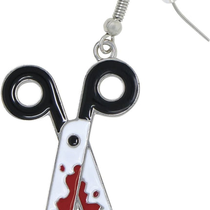 Halloween Oorbellen Bebloede Schaar van Fiestas Guirca koop je bij Partywinkel