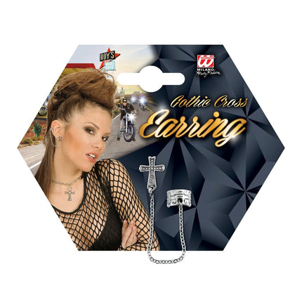 Halloween Oorbellen Kruis van Widmann koop je bij Partywinkel