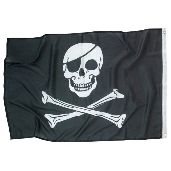 Halloween Piraten Vlag 92cm van Riethmueller koop je bij Partywinkel