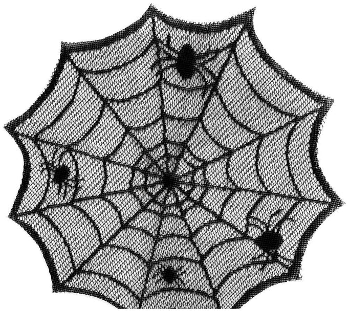 Halloween Placemats Spinnenweb 30cm van Fiestas Guirca koop je bij Partywinkel