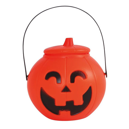 Halloween Pompoen met Deksel 17cm van Fiestas Guirca koop je bij Partywinkel