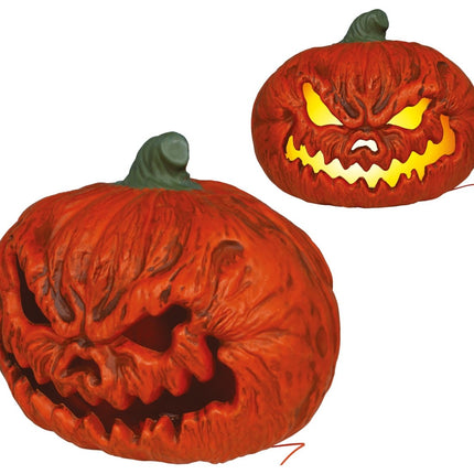 Halloween Pompoen Met Licht 38cm van Fiestas Guirca koop je bij Partywinkel