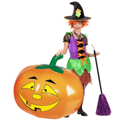 Halloween Pompoen Opblaasbaar 1,10m van Widmann koop je bij Partywinkel