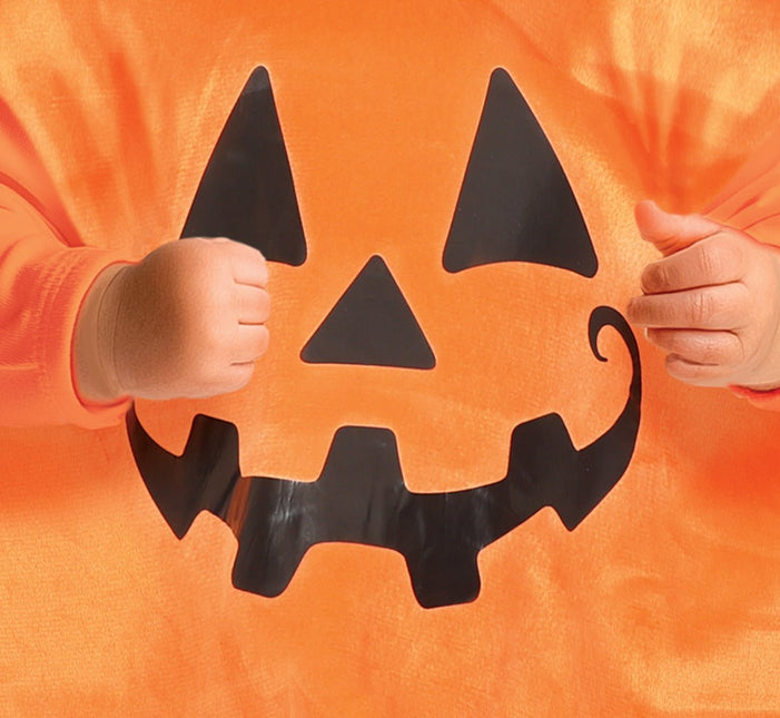 Halloween Poncho Baby Pompoen van Fiestas Guirca koop je bij Partywinkel