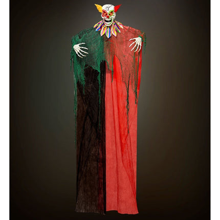 Halloween Pop Clown Met Licht En Geluid 2,4m van Widmann koop je bij Partywinkel