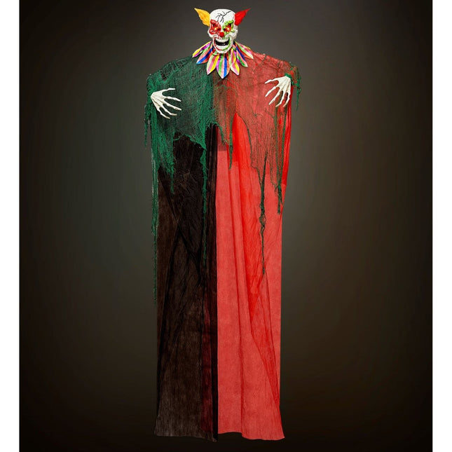 Halloween Pop Clown Met Licht En Geluid 2,4m van Widmann koop je bij Partywinkel