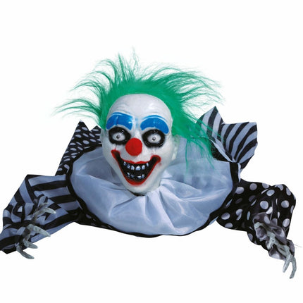 Halloween Pop Clown Met Licht En Geluid 65cm van Fiestas Guirca koop je bij Partywinkel