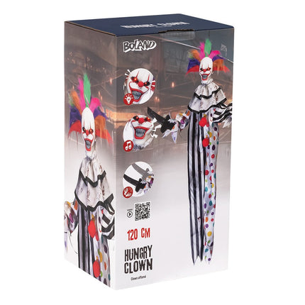 Halloween Pop Gekleurd Clown 1,20m van Boland koop je bij Partywinkel