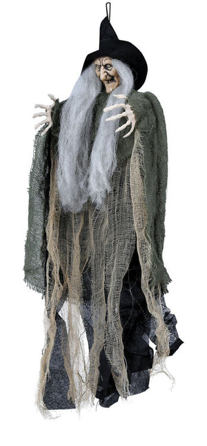 Halloween Pop Hangend Heks 50cm van Fiestas Guirca koop je bij Partywinkel
