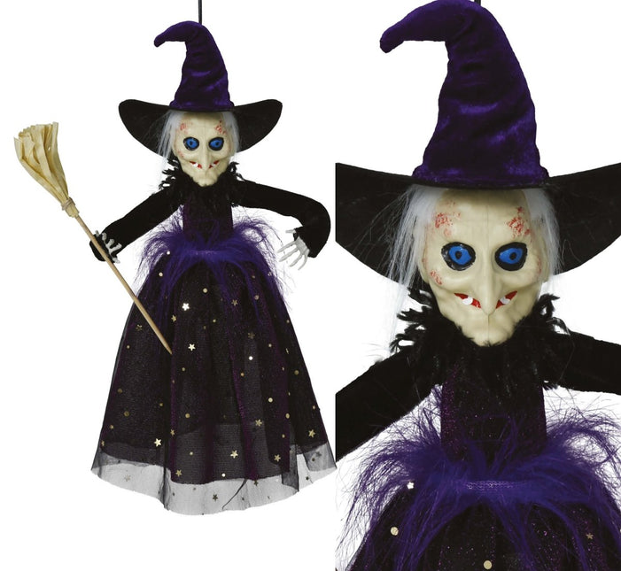 Halloween Pop Heks 47cm van Fiestas Guirca koop je bij Partywinkel