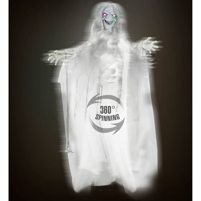 Halloween Pop Heks Met Licht En Geluid 1,53m van Widmann koop je bij Partywinkel