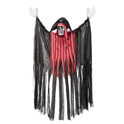 Halloween Pop Lachende Piraat 1,6m van Boland koop je bij Partywinkel