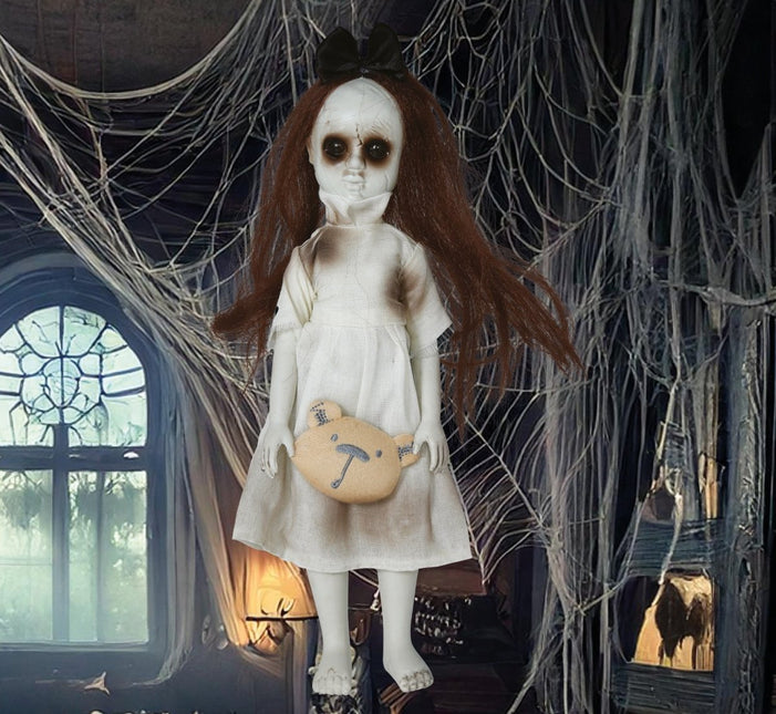 Halloween Pop Meisje Met Knuffel 30cm van Fiestas Guirca koop je bij Partywinkel